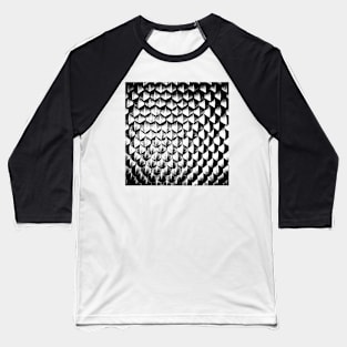 Amazingly Detailed Vector Graphic Black Dragon Scales Design Baseball T-Shirt